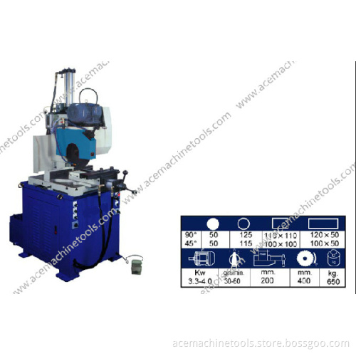 Semi-Auto Hydraulic Metal Disk Saw Machine (Asian Type) (DS 420)